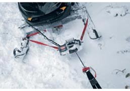 установка лебедки SnowWinch 1.5 на снегоход
