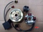 комплект для перехода с зажигания DUCATI на Российское зажигание АНАЛОГ ФЛЭЙМЗ на с/х Тайга (МАХОВИК М4, основание магдино ОМ-3У,Коммутатор КС-3, жгут коммутатора КС 3,катушка ТЛМ 3705, провода высоковольтные)